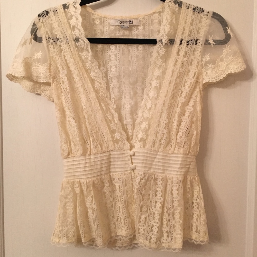 Forever 21 Lace Top